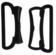 Load image into Gallery viewer, Black hook and eye buckle
