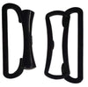 Black hook and eye buckle