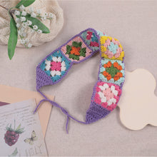 Load image into Gallery viewer, Granny square Headband Crochet - DIY kit
