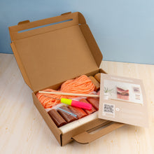 Load image into Gallery viewer, Textured Wall hanging - Latch hook - DIY kit
