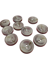 Load image into Gallery viewer, Ash grey vintage Italian buttons
