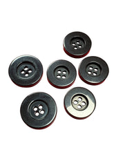 Load image into Gallery viewer, Chunky glossy black buttons
