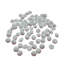 Load image into Gallery viewer, Bridal train white satin Covered Buttons
