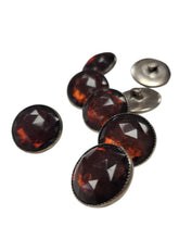 Load image into Gallery viewer, Bakelite glass buttons
