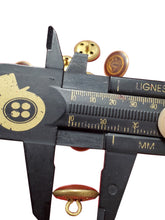Load image into Gallery viewer, Aged Red enamel center button
