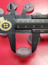 Load image into Gallery viewer, Ash grey vintage Italian buttons
