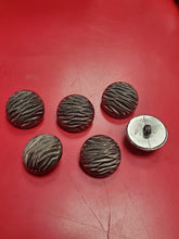 Load image into Gallery viewer, Wave textured gunmetal buttons
