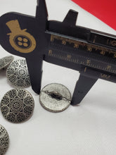 Load image into Gallery viewer, Arabesque Flower Metal Shank Buttons
