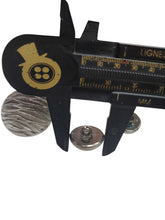 Load image into Gallery viewer, Wave textured gunmetal buttons
