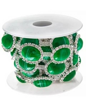 Load image into Gallery viewer, Resin Trim Oval (by the yard)
