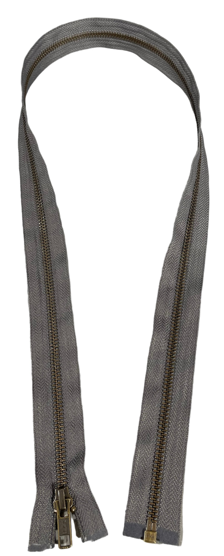 YKK #5 Anti-gold 1-Way Open End Zippers 36 Inches