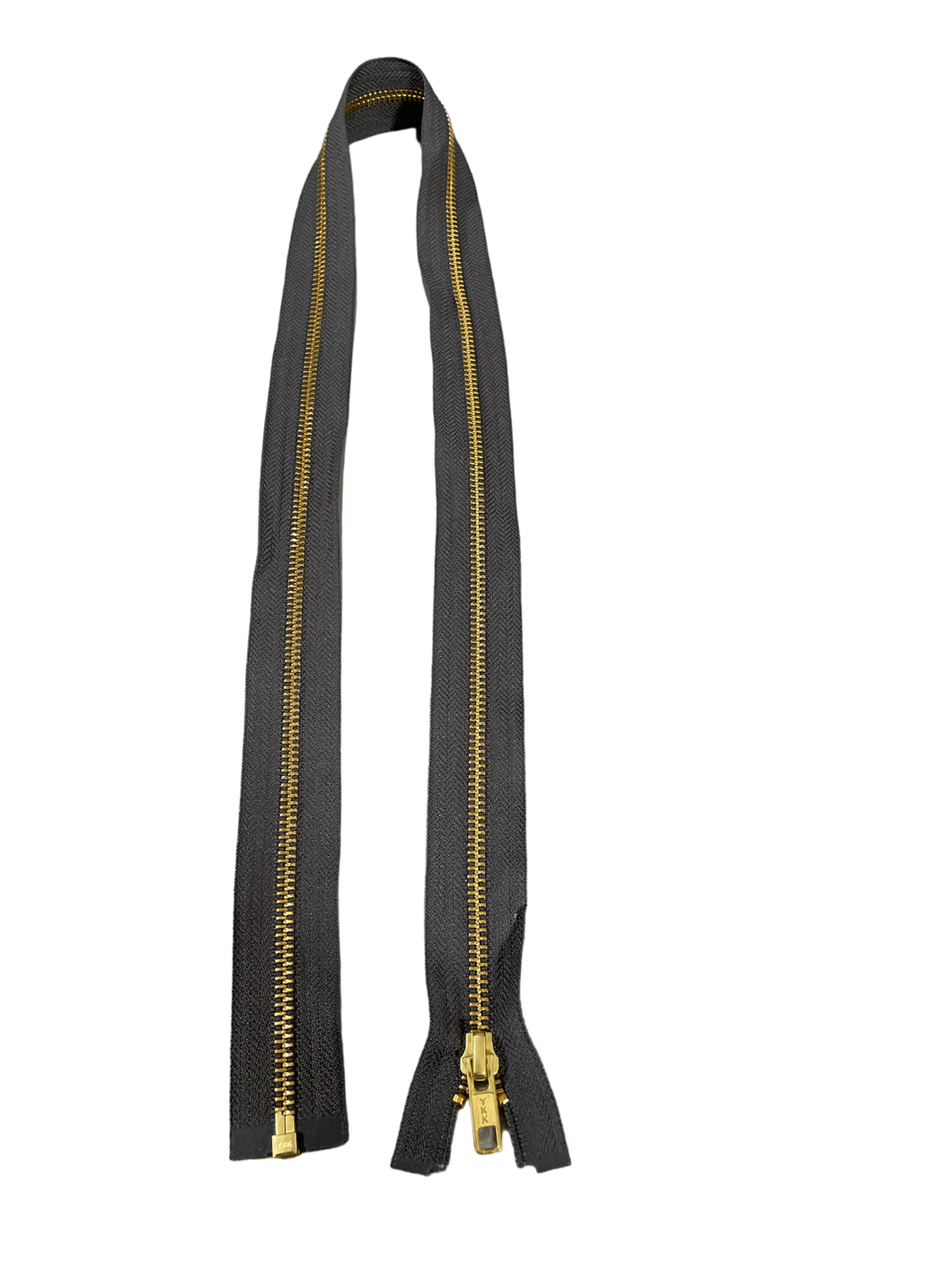 YKK #5 Gold 1-Way Open End Zipper 36 Inches